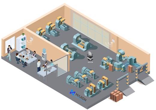 智能工厂无线解决方案架构示意